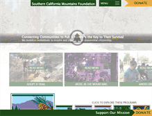 Tablet Screenshot of mountainsfoundation.org